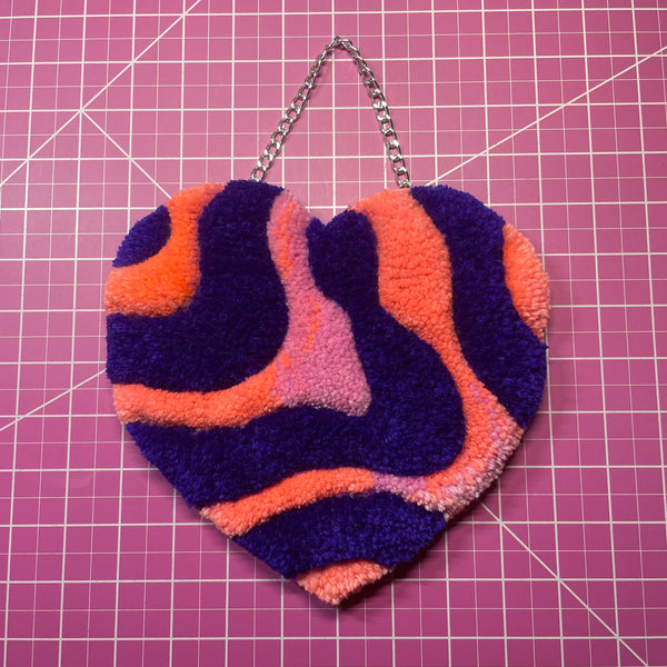 Mini Tiger Heart Wall Rug
